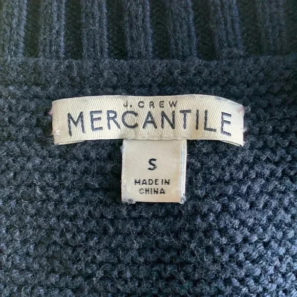 J Crew Mercantile Navy Sweater - Picture 6 of 9